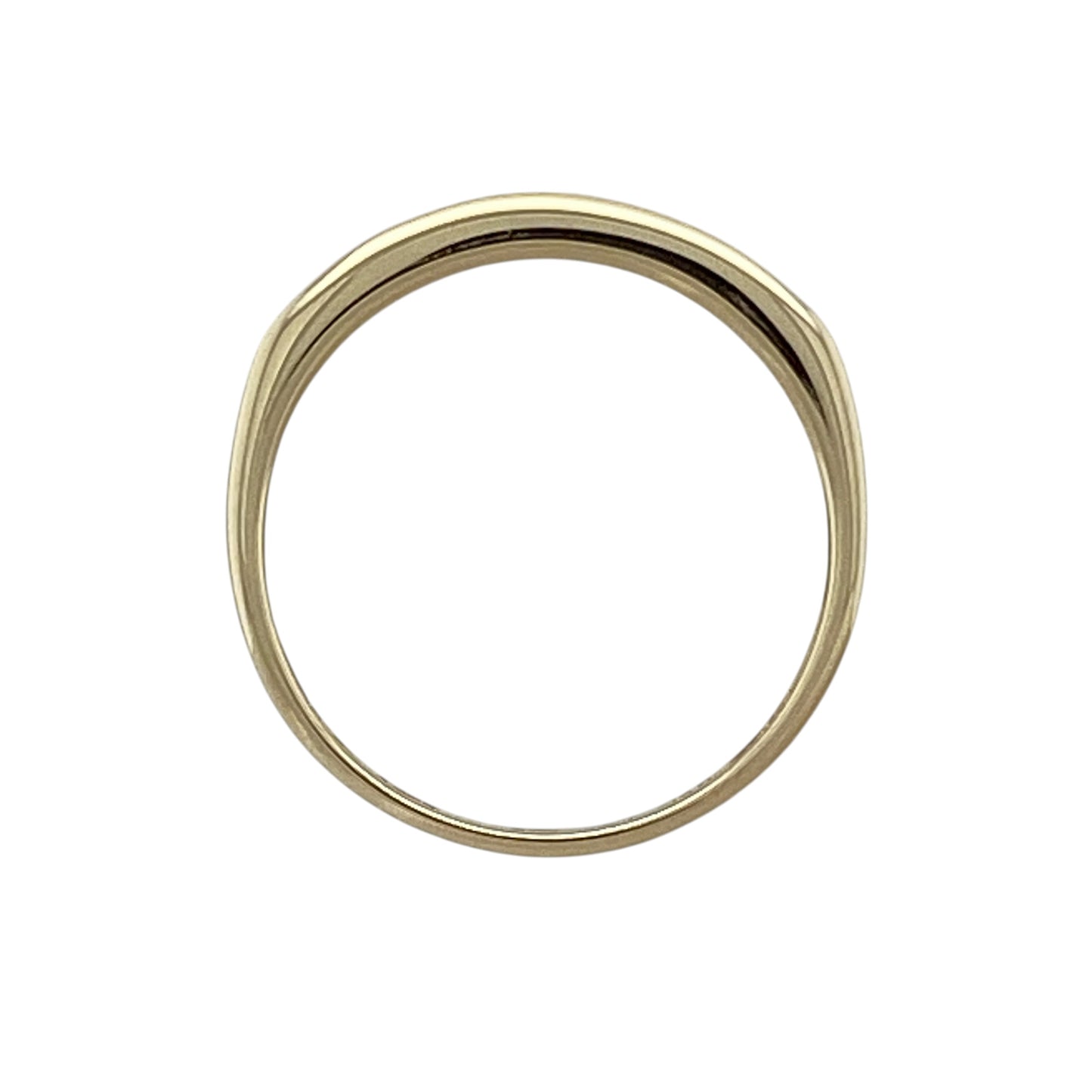 9ct Gold & Diamond Set Band Ring