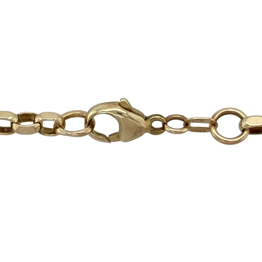 Bring classic strength and timeless style to your collection with this pre-owned 9ct yellow gold belcher chain, featuring a solid feel and versatile design—perfect for everyday wear or pairing with a favourite pendant.
Design: The chain features a traditional belcher link pattern with a 3mm width, offering rounded, uniform links that create a smooth and balanced appearance.
Material: Made from 9-carat yellow gold, the polished finish enhances the clean lines of the links, giving a warm and classic look.