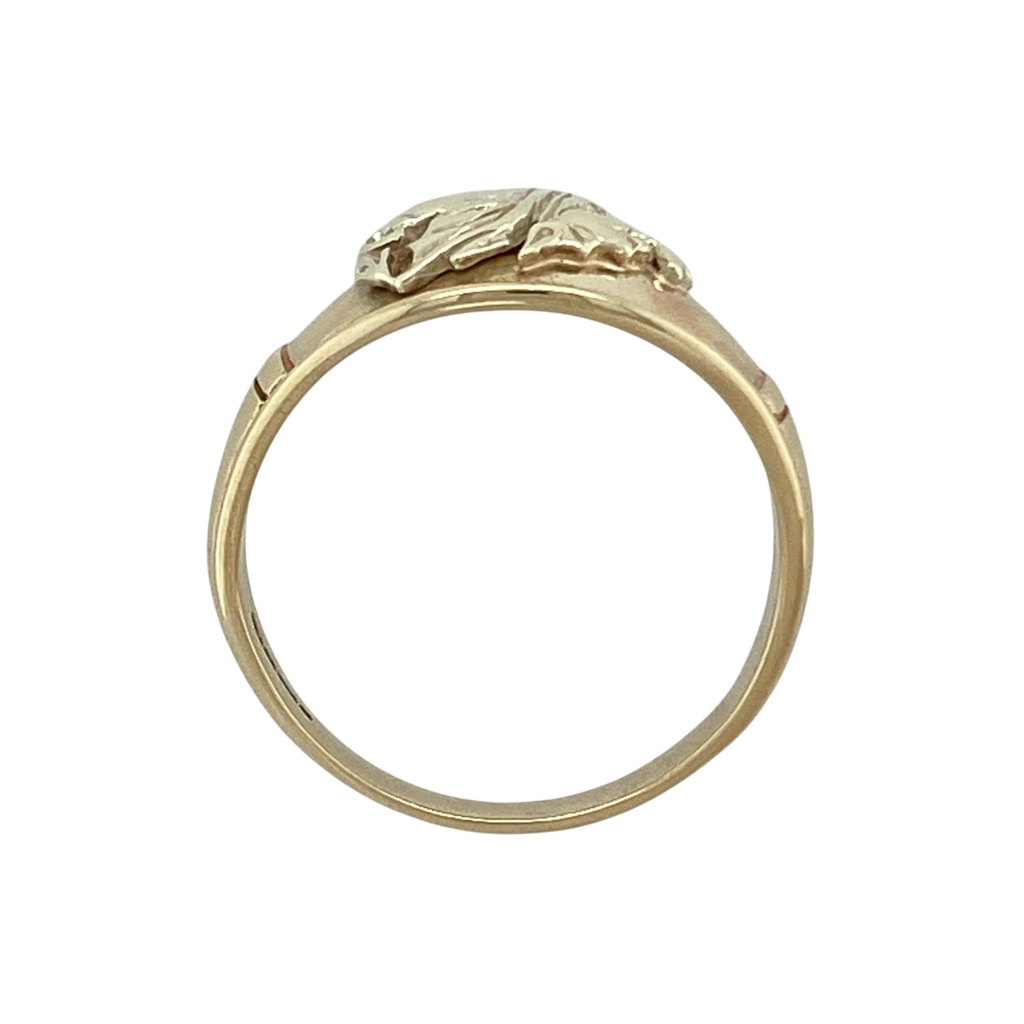 9ct Gold Welsh Dragon Band Ring