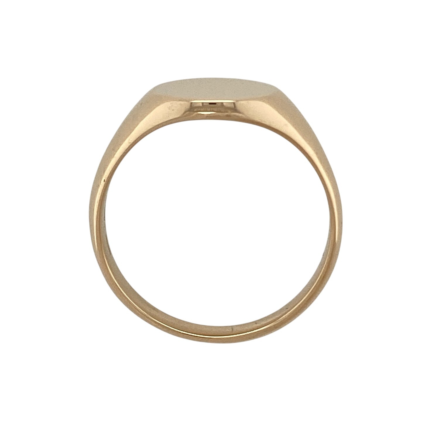 18ct Gold Clogau Plain Oval Signet Ring