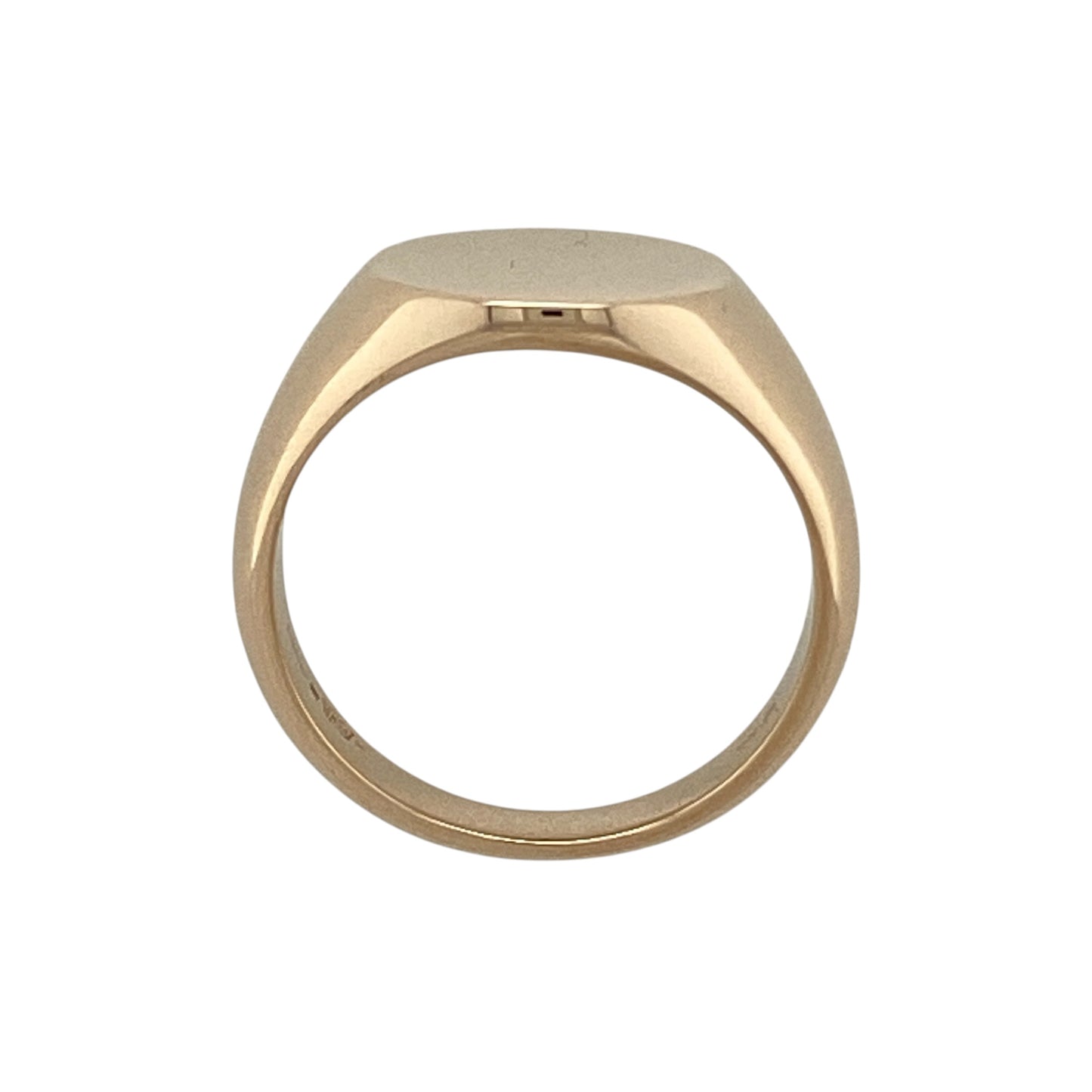 18ct Gold Clogau Plain Oval Signet Ring