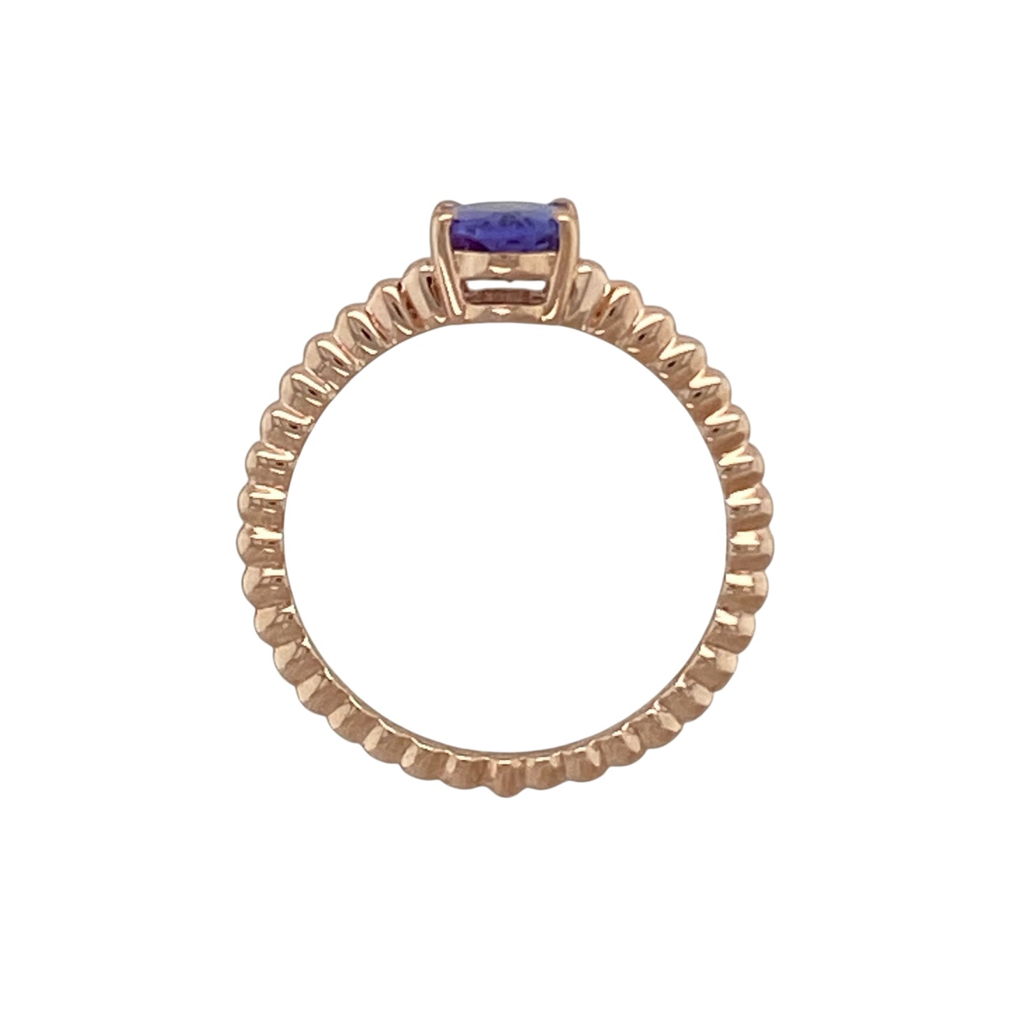 9ct Gold & Tanzanite Solitaire Ring