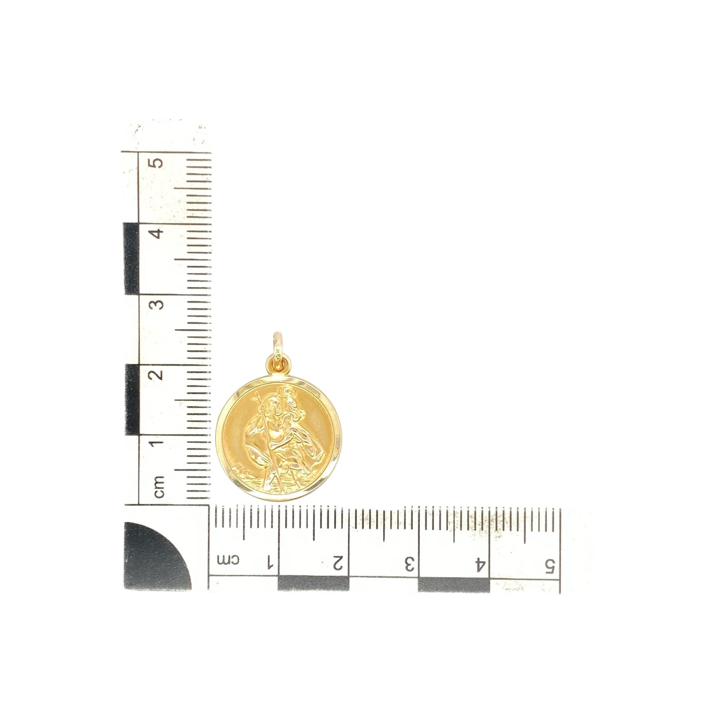 9ct Gold St Christopher Pendant