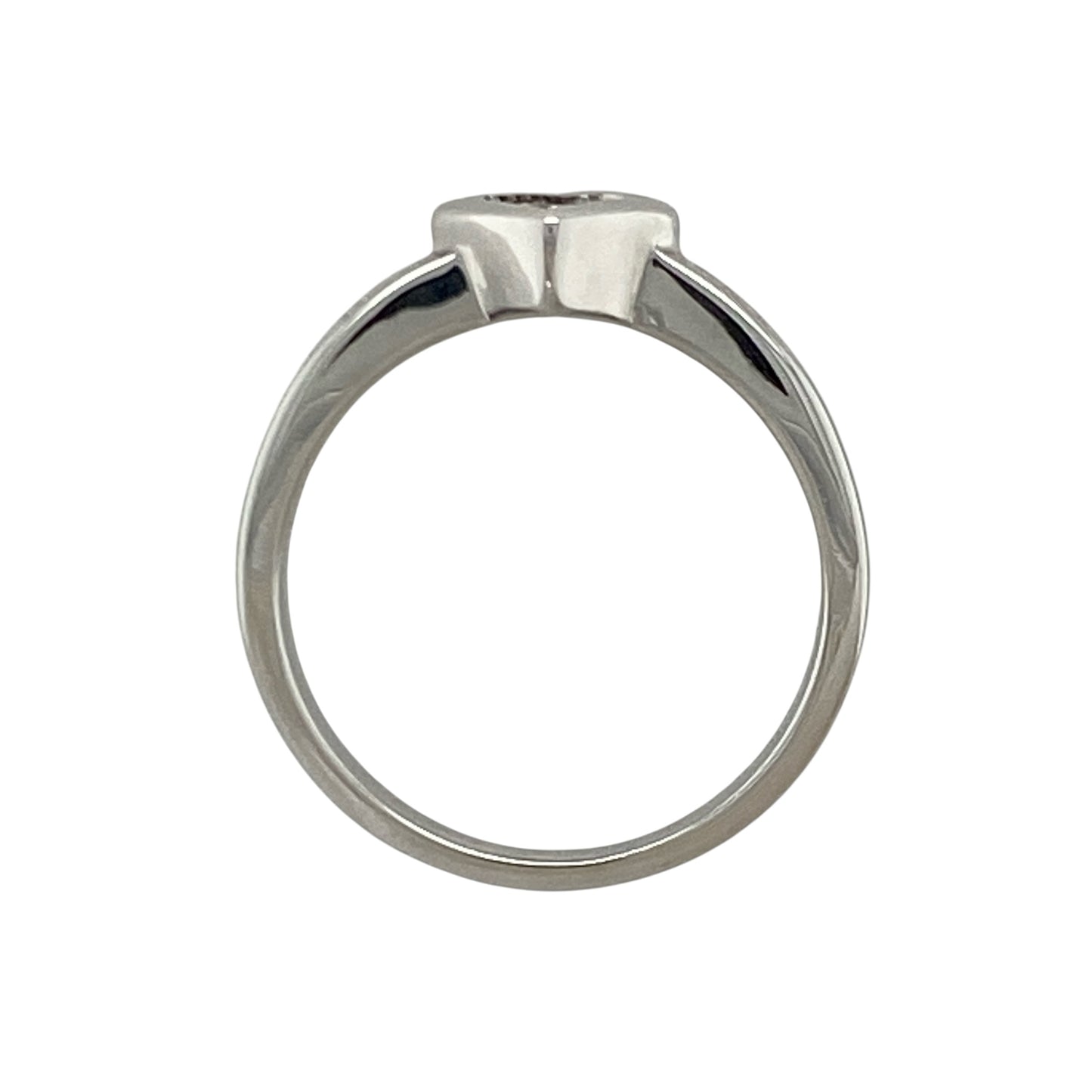 18ct White Gold & Diamond Illusion Set Solitaire Ring