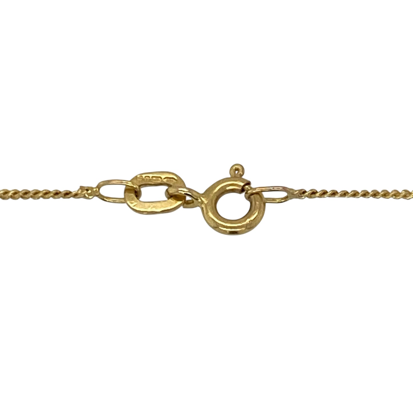 9ct Gold Diamond & Ruby Set 18" Necklace