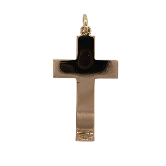 Add meaningful style and elegant two-tone appeal to your jewellery collection with this pre-owned 9ct rose gold patterned cross pendant, featuring intricate detailing and a timeless symbolic design—perfect for everyday wear, gifting, or spiritual jewellery collections.
Design: The pendant features a classic cross design with attractive patterned detailing throughout, creating a refined and eye-catching look with timeless appeal.