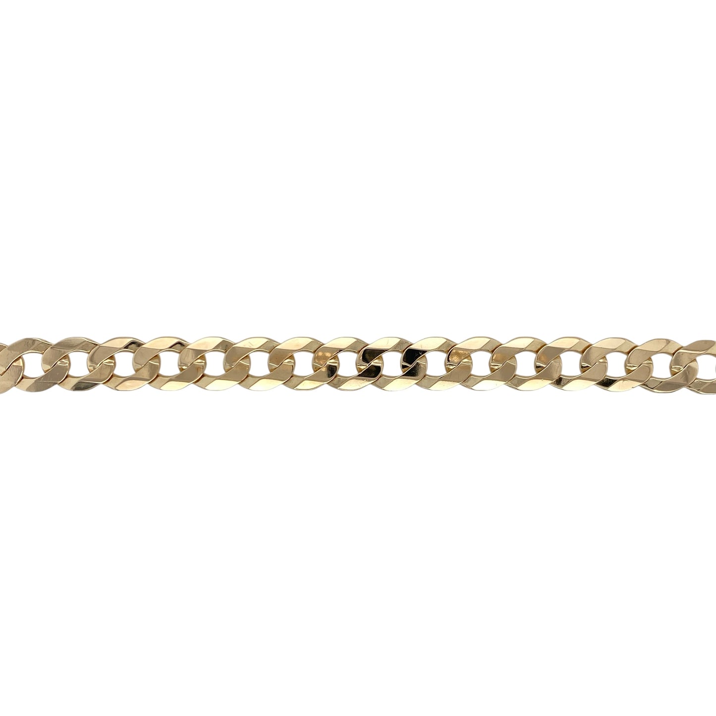 9ct Gold 8" Curb Bracelet