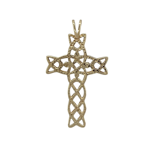 Add meaningful heritage-inspired style to your jewellery collection with this pre-owned 9ct yellow gold Celtic cross pendant, featuring a timeless symbolic design with elegant everyday appeal—perfect for gifting, spiritual wear, or celebrating Celtic heritage.
Design: The pendant features a traditional Celtic cross design with intricate detailing, creating a distinctive and eye-catching piece that blends faith and heritage in a timeless style.