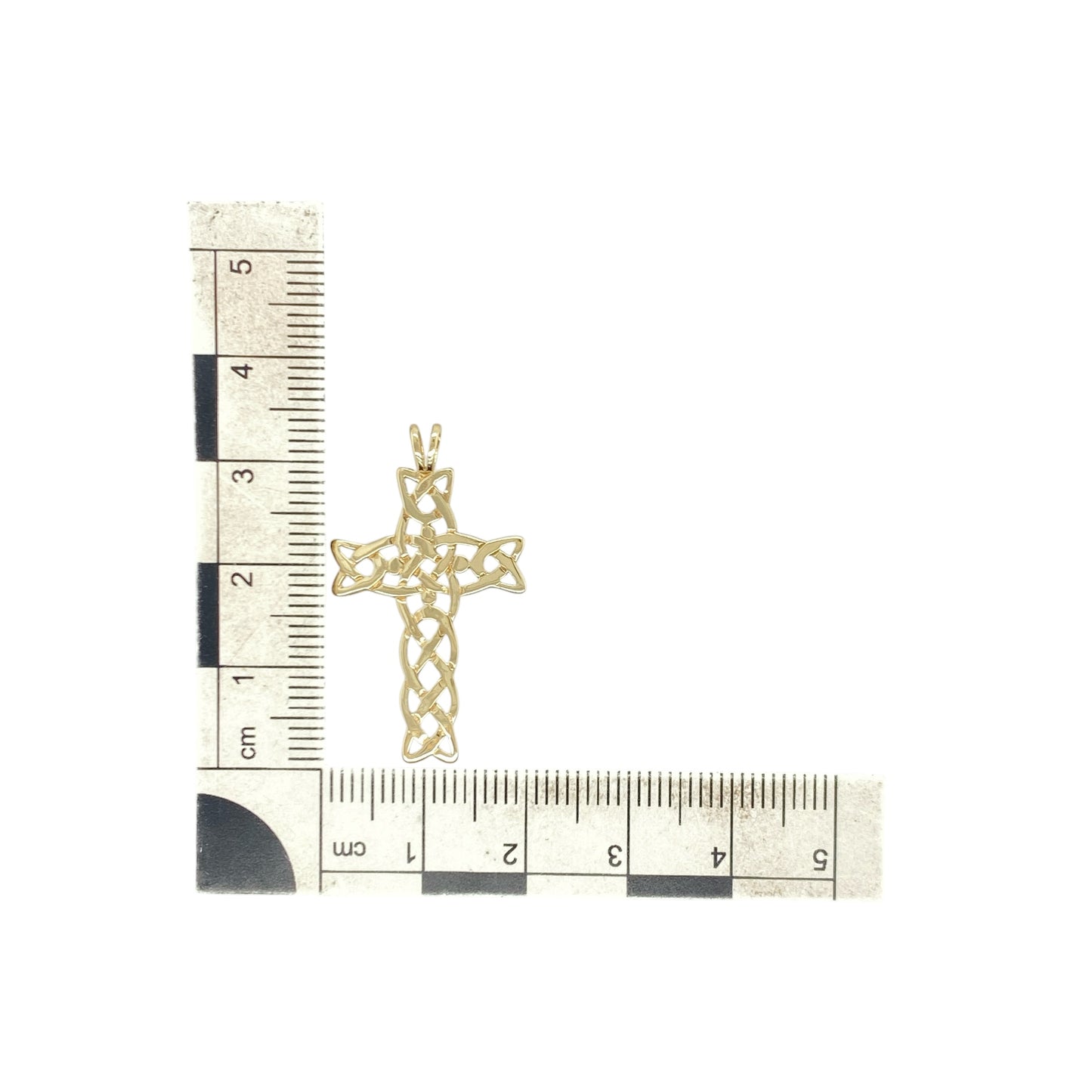 9ct Gold Celtic Cross Pendant