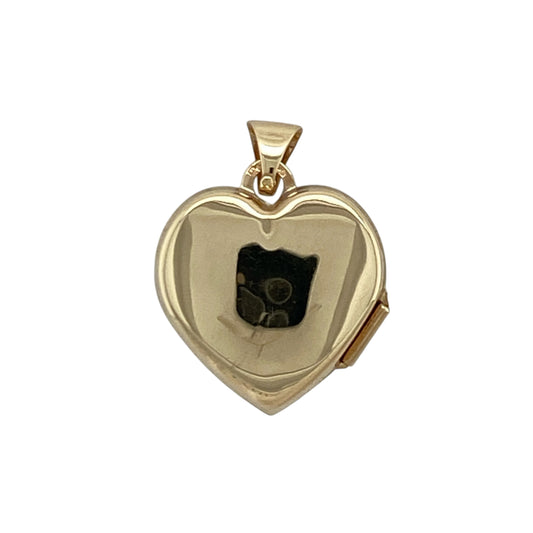 Add a touch of elegance and sentiment to your jewellery collection with this pre-owned 9ct yellow gold mother of pearl heart locket, featuring delicate gemstone detail and timeless romantic appeal—perfect for gifting, everyday wear, or keeping treasured memories close.
Design: The locket features a classic heart-shaped design adorned with a beautiful mother of pearl inlay, complemented by a small sparkling cubic zirconia stone set at the centre for an elegant finishing touch.
