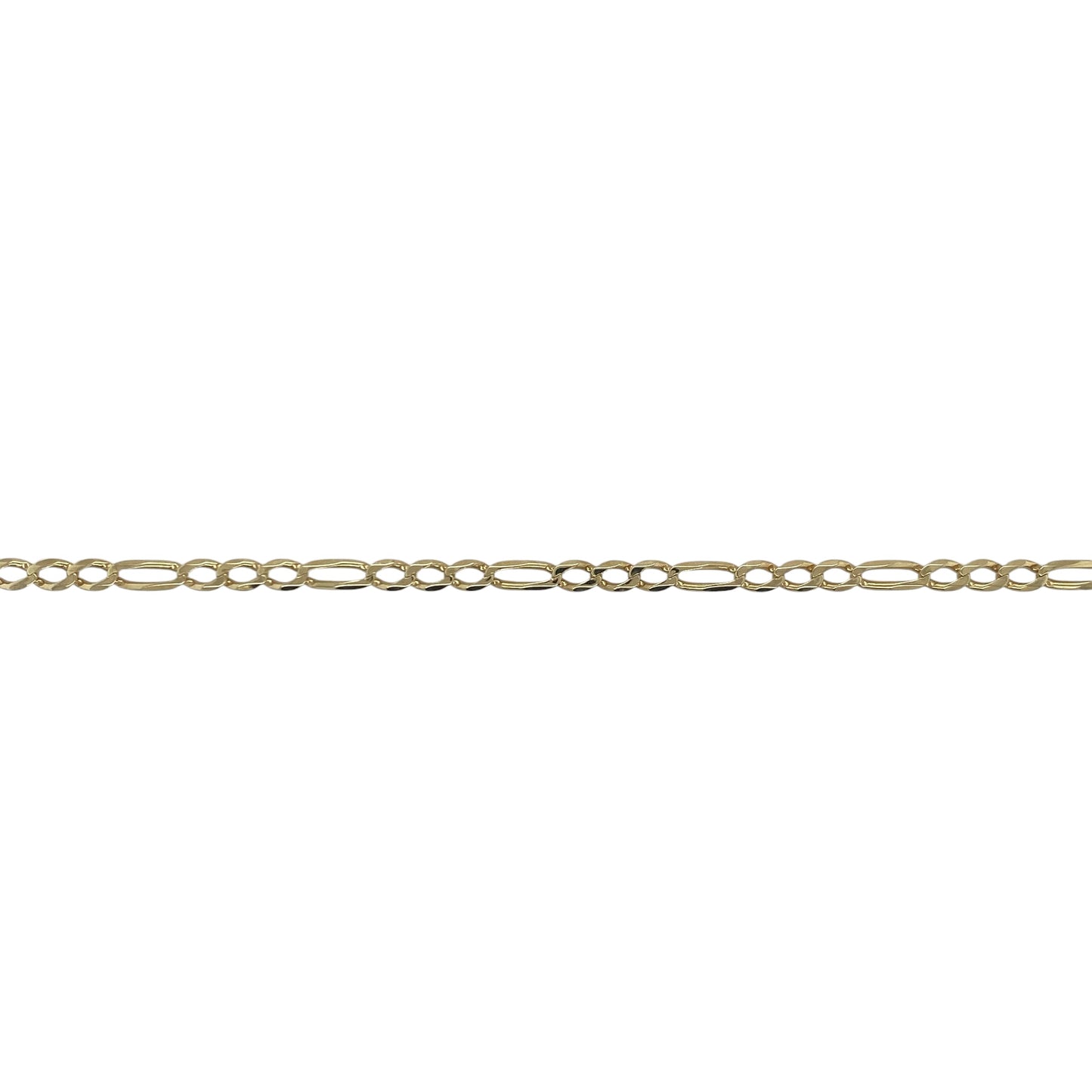 9ct Gold 10" Figaro Anklet