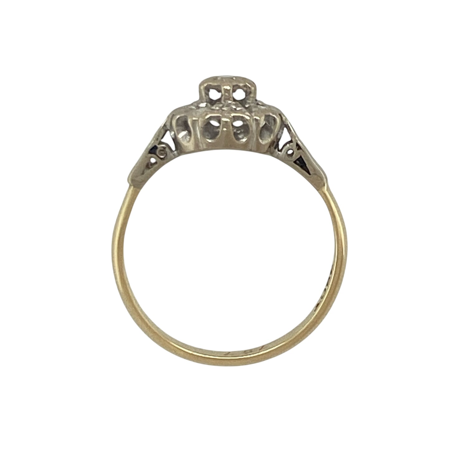 18ct Gold & Diamond Cluster Ring