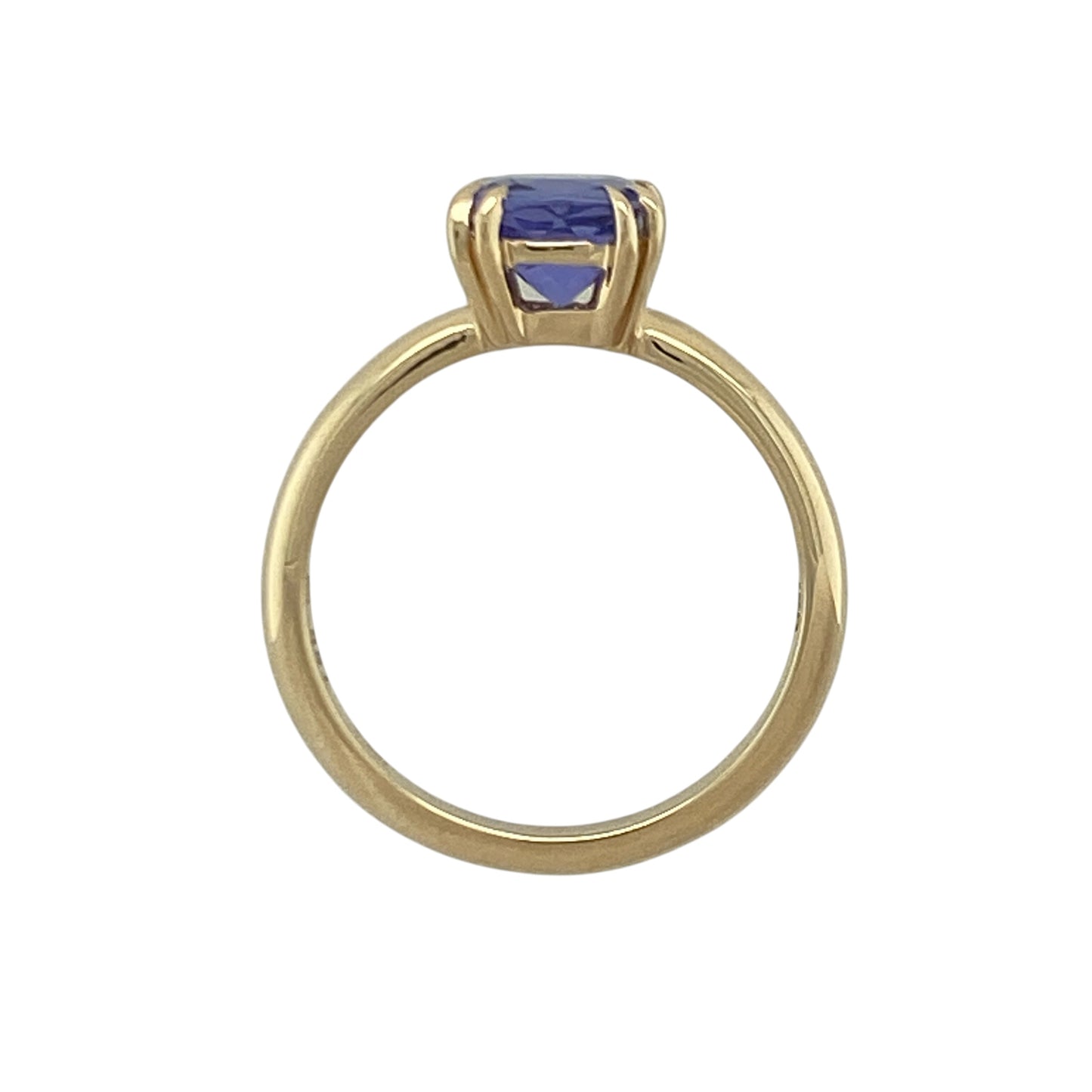 18ct Gold & Tanzanite Solitaire Ring