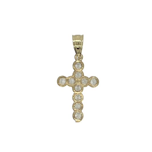 Add a touch of meaningful sparkle to your jewellery collection with this pre-owned 9ct yellow gold cubic zirconia cross pendant, featuring a classic faith-inspired design with elegant everyday appeal—perfect for gifting, special occasions, or daily wear.
Design: The pendant features a delicate cross design accented with sparkling cubic zirconia stones, creating a timeless and elegant look with beautiful light-catching brilliance. Its compact size makes it ideal for everyday wear.