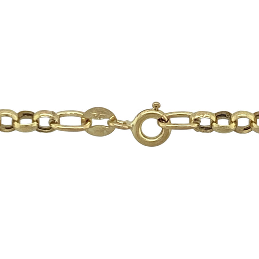 Add timeless style and everyday versatility to your jewellery collection with this pre-owned 9ct yellow gold belcher chain, featuring a classic link design with enduring appeal—perfect for wearing alone, pairing with a favourite pendant, or layering with other necklaces.
Design: The chain features traditional belcher links measuring approximately 4mm wide, creating a bold and distinctive appearance with a polished finish that catches the light beautifully.