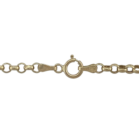 Add timeless style and everyday versatility to your jewellery collection with this pre-owned 9ct yellow gold belcher chain, featuring a classic link design with enduring appeal—perfect for wearing alone, pairing with a favourite pendant, or layering with other necklaces.
Design: The chain features traditional belcher links measuring approximately 2mm wide, creating a classic and elegant appearance with a polished finish that catches the light beautifully.