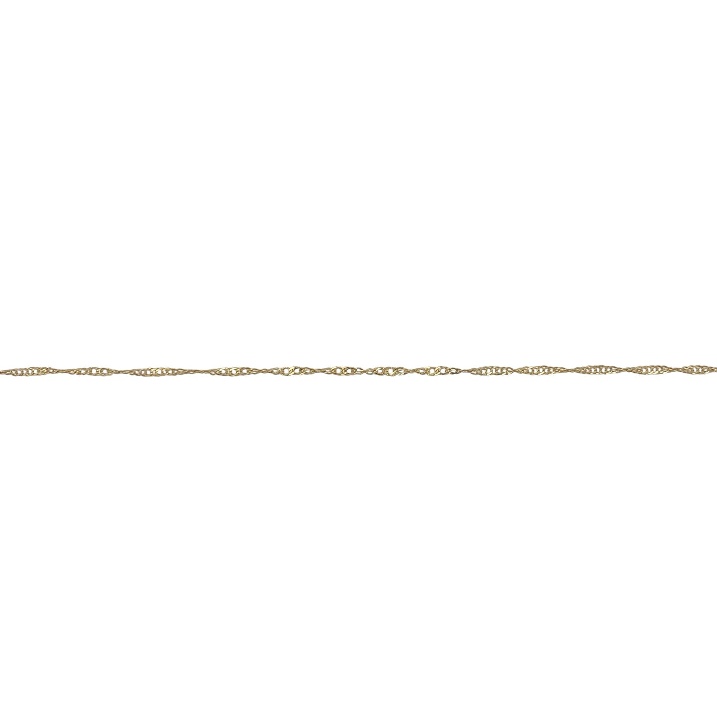 9ct Gold 24" Hollow Singapore Chain