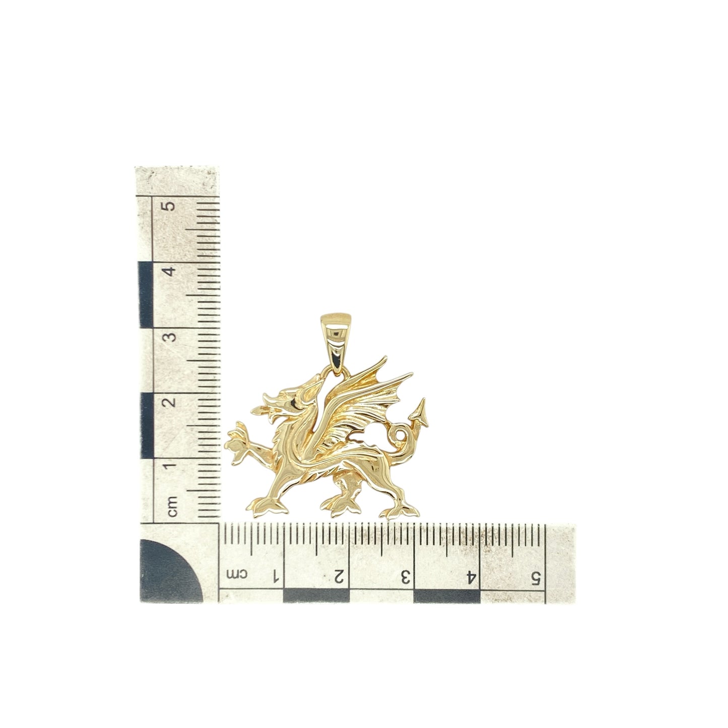 9ct Gold Welsh Dragon Pendant