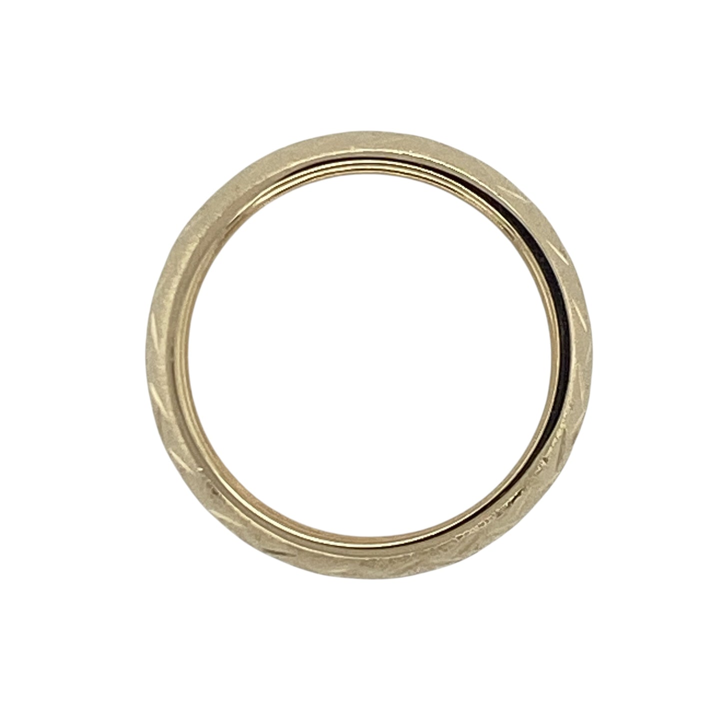 14ct Gold Patterned Band Ring