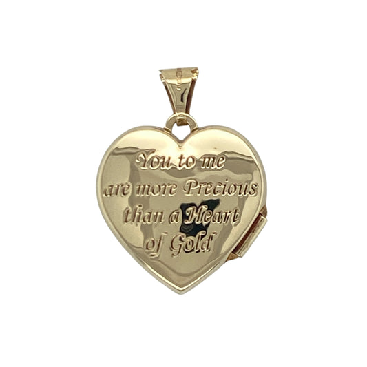 Add a touch of Celtic heritage and heartfelt sentiment to your jewellery collection with this pre-owned 9ct yellow gold heart Celtic knot locket, featuring a meaningful design with timeless everyday appeal—perfect for gifting, keepsakes, or treasured personal wear.
Design: The locket is beautifully crafted in a heart shape and adorned with an intricate Celtic knot design, combining two enduring symbols of love and eternity.