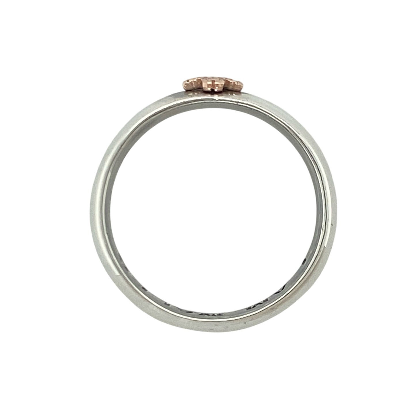 925 Silver Clogau Three Feather Band Ring