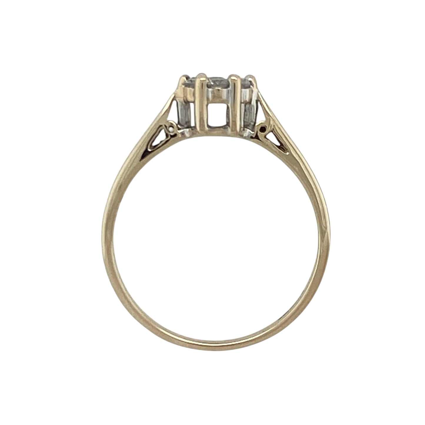 9ct Gold & Diamond Cluster Ring