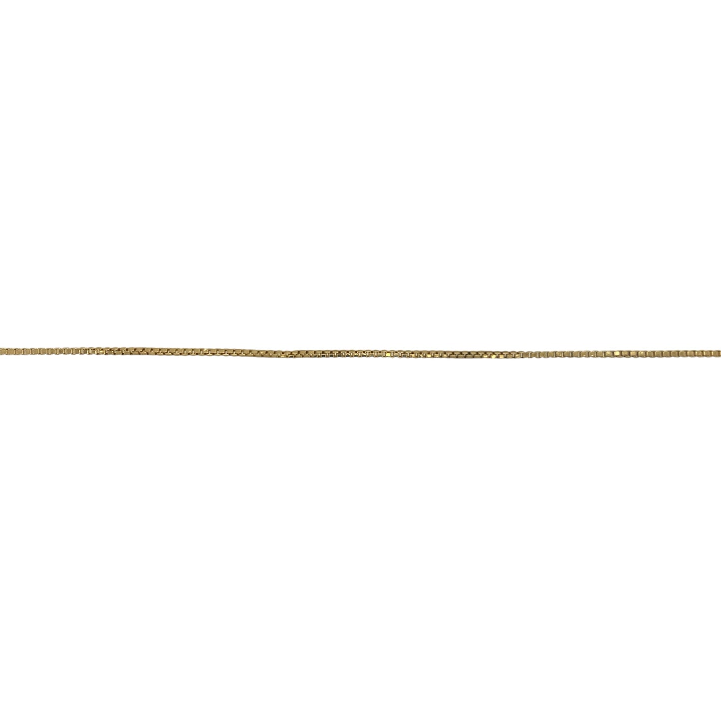 9ct Gold 20" Box Chain