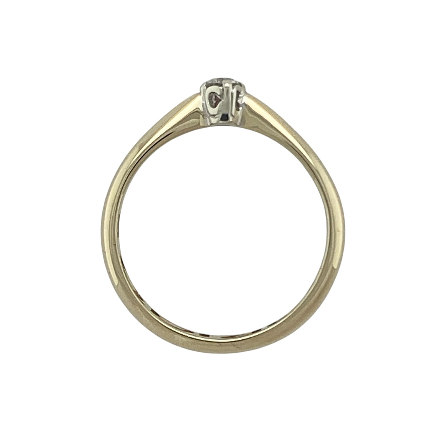 9ct Gold & Diamond Clogau Cariad Solitaire Ring