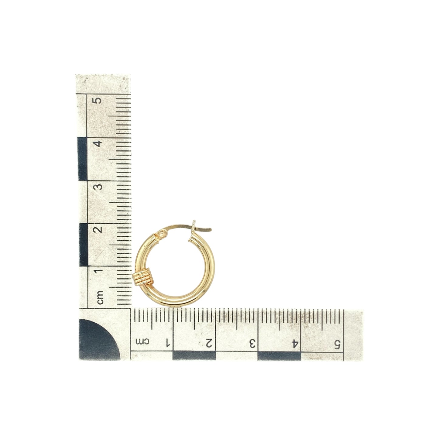 9ct Gold Hoop Creole Earrings