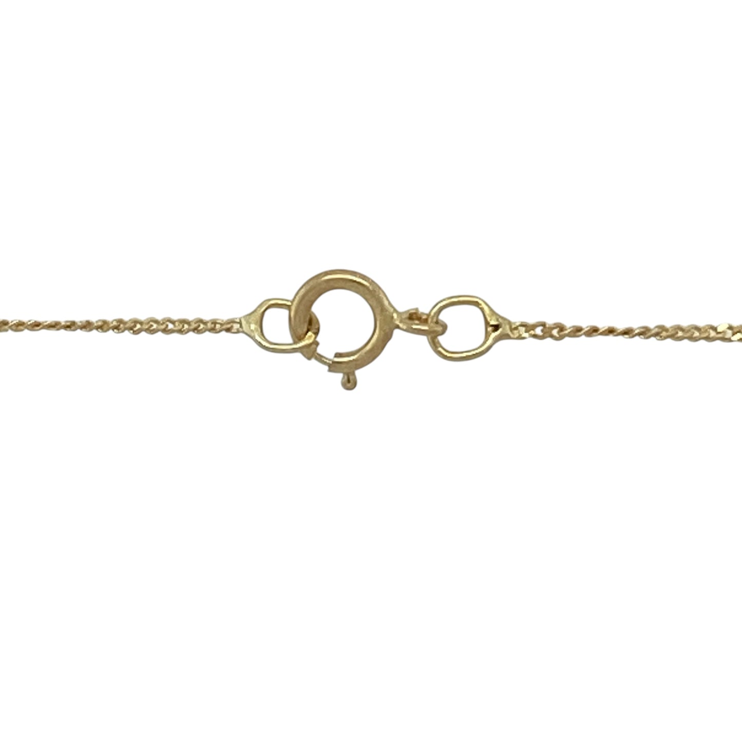 9ct Gold & Cubic Zirconia 18" Necklace