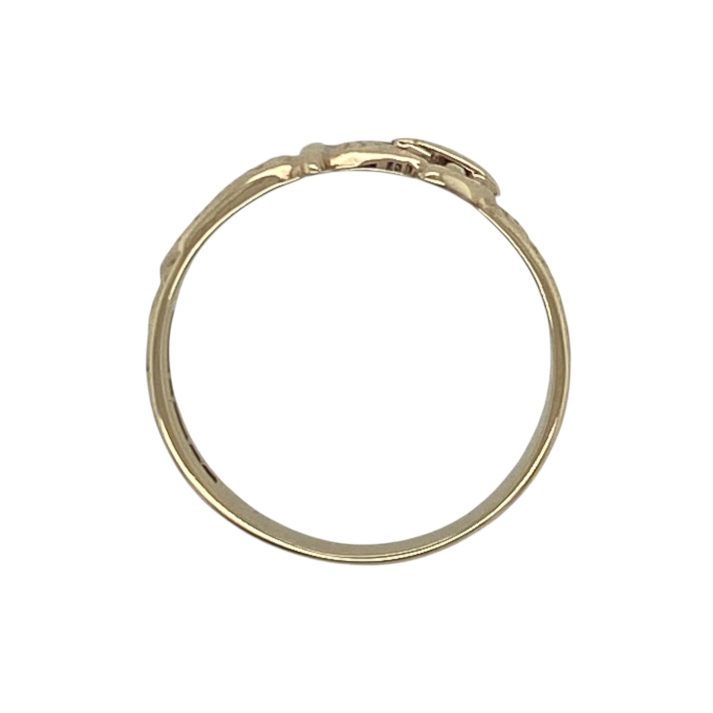 9ct Gold Buckle Ring