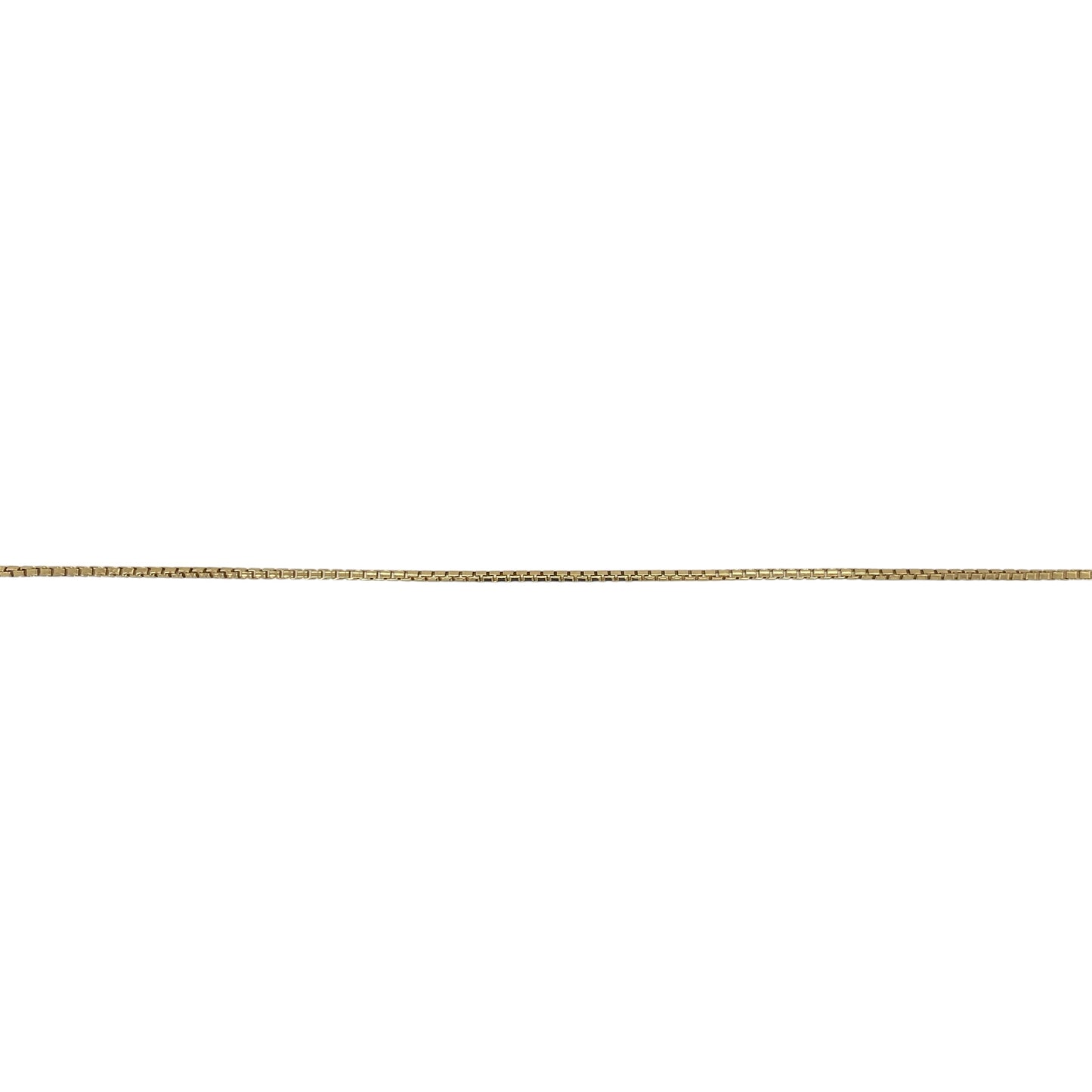 18ct Gold 16" Box Chain
