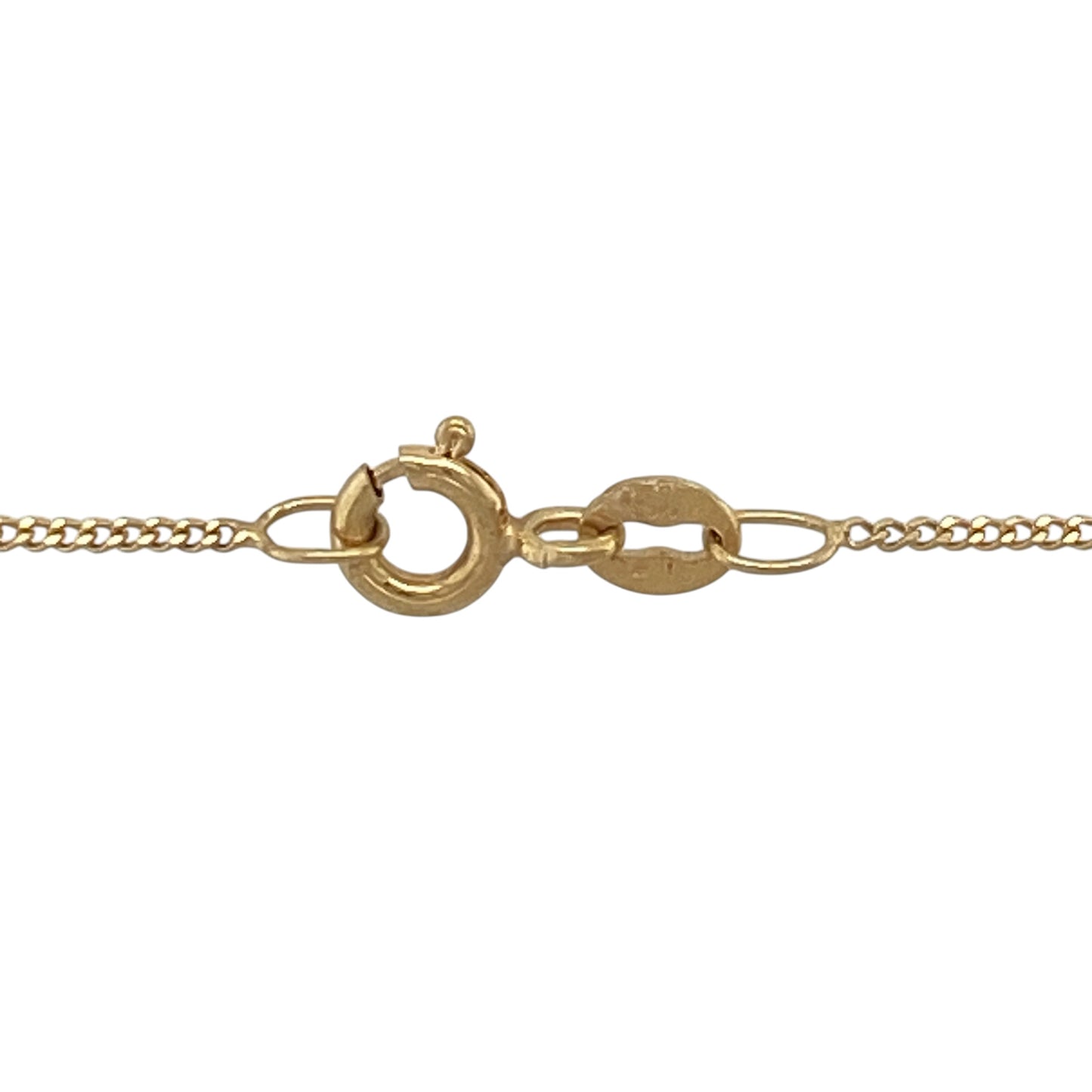 9ct Gold & Garnet Heart 16" Necklace