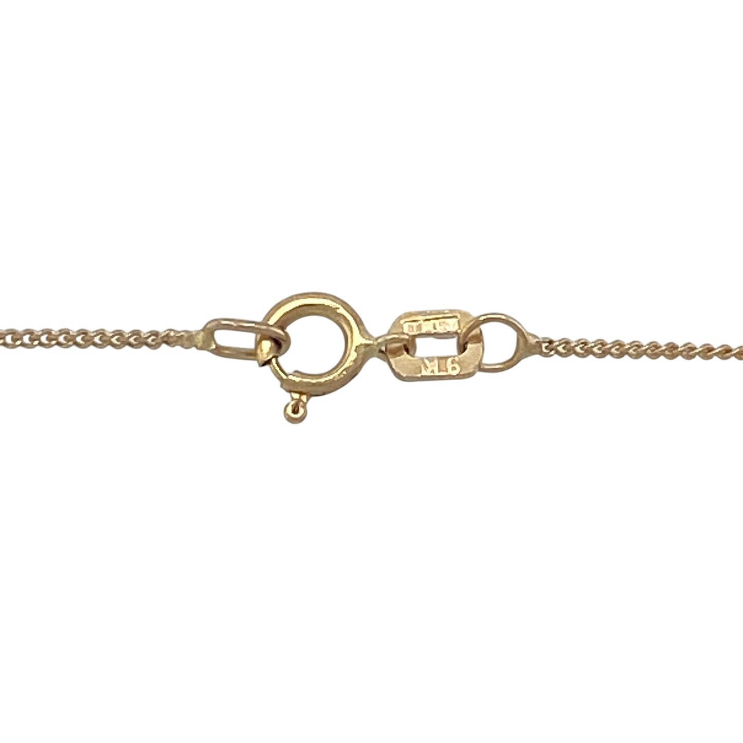 9ct Gold Diamond & Ruby Twist 18" Necklace