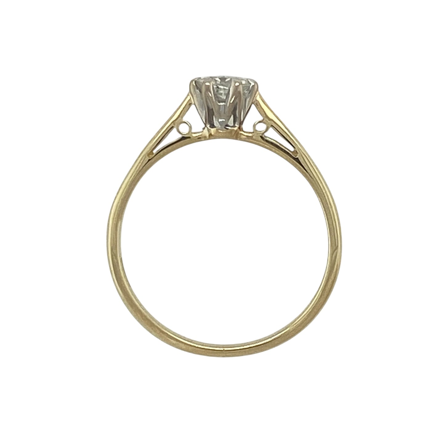 18ct Gold & Diamond Solitaire Ring