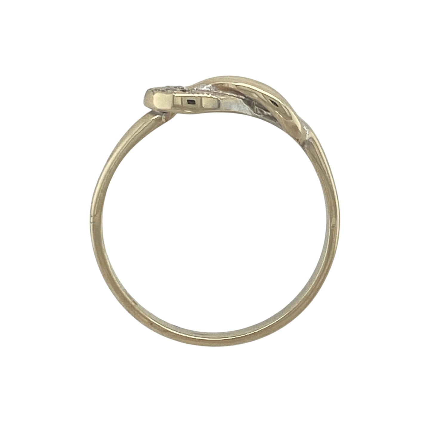 9ct Gold & Diamond Knot Ring