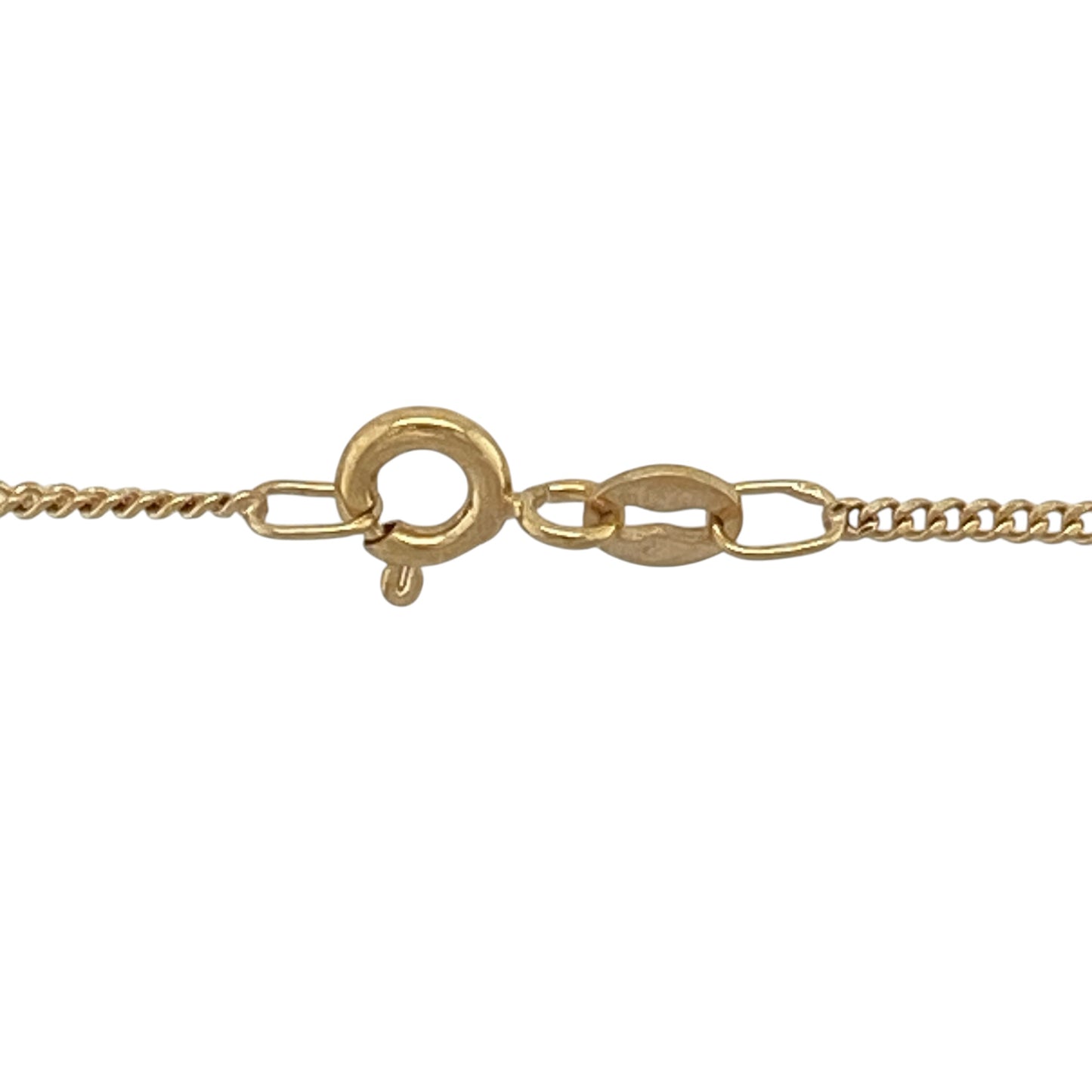 9ct Gold & Diamond Open Heart 18" Necklace