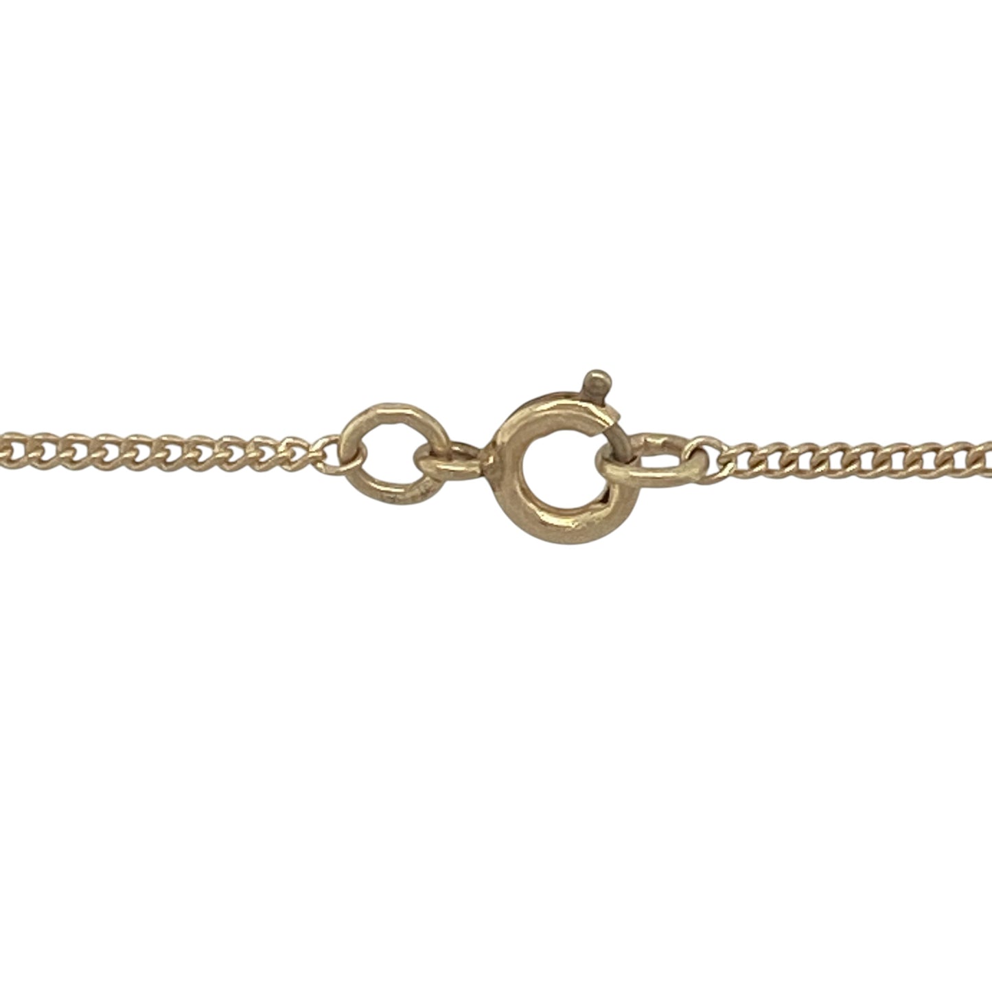 9ct Gold & Diamond Open Heart 18" Necklace