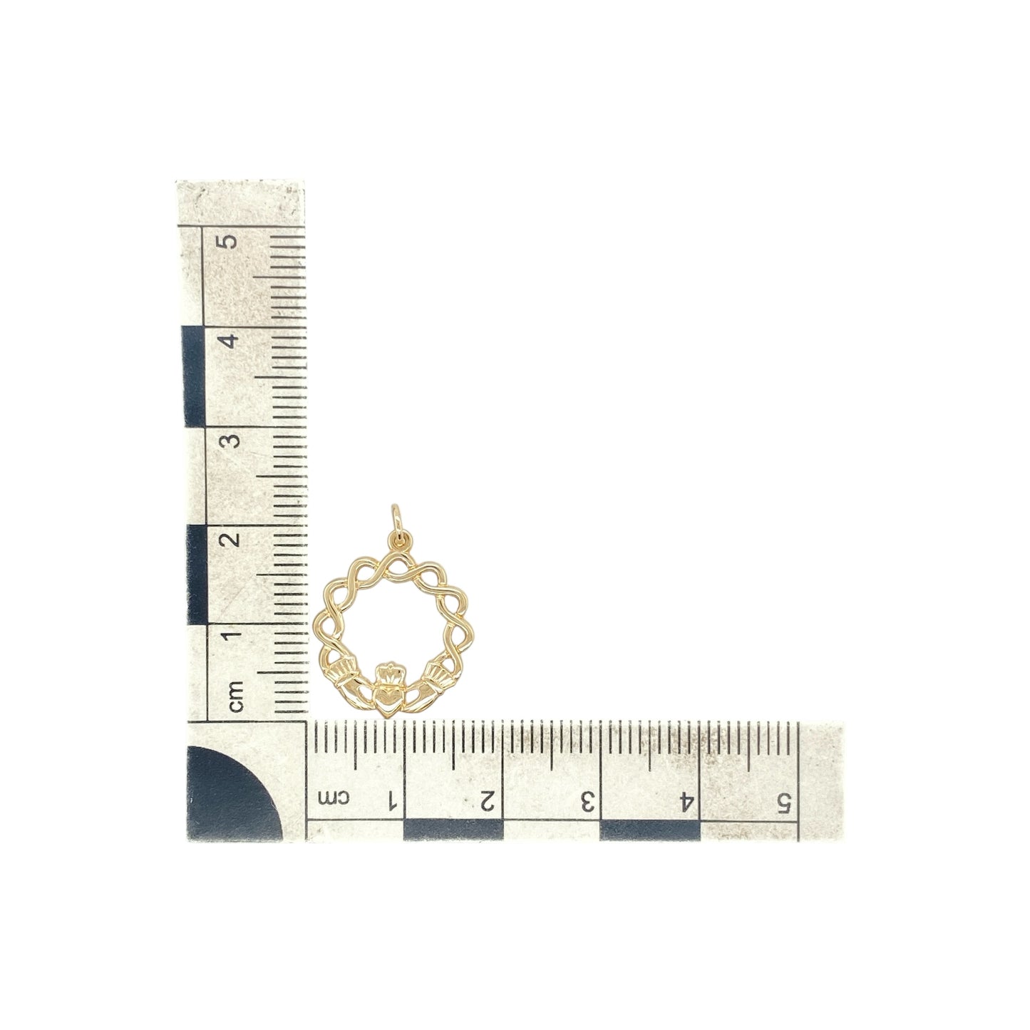 14ct Gold Claddagh Pendant