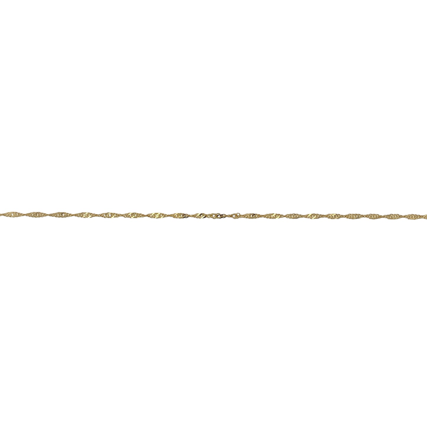 9ct Gold 16" Singapore Chain