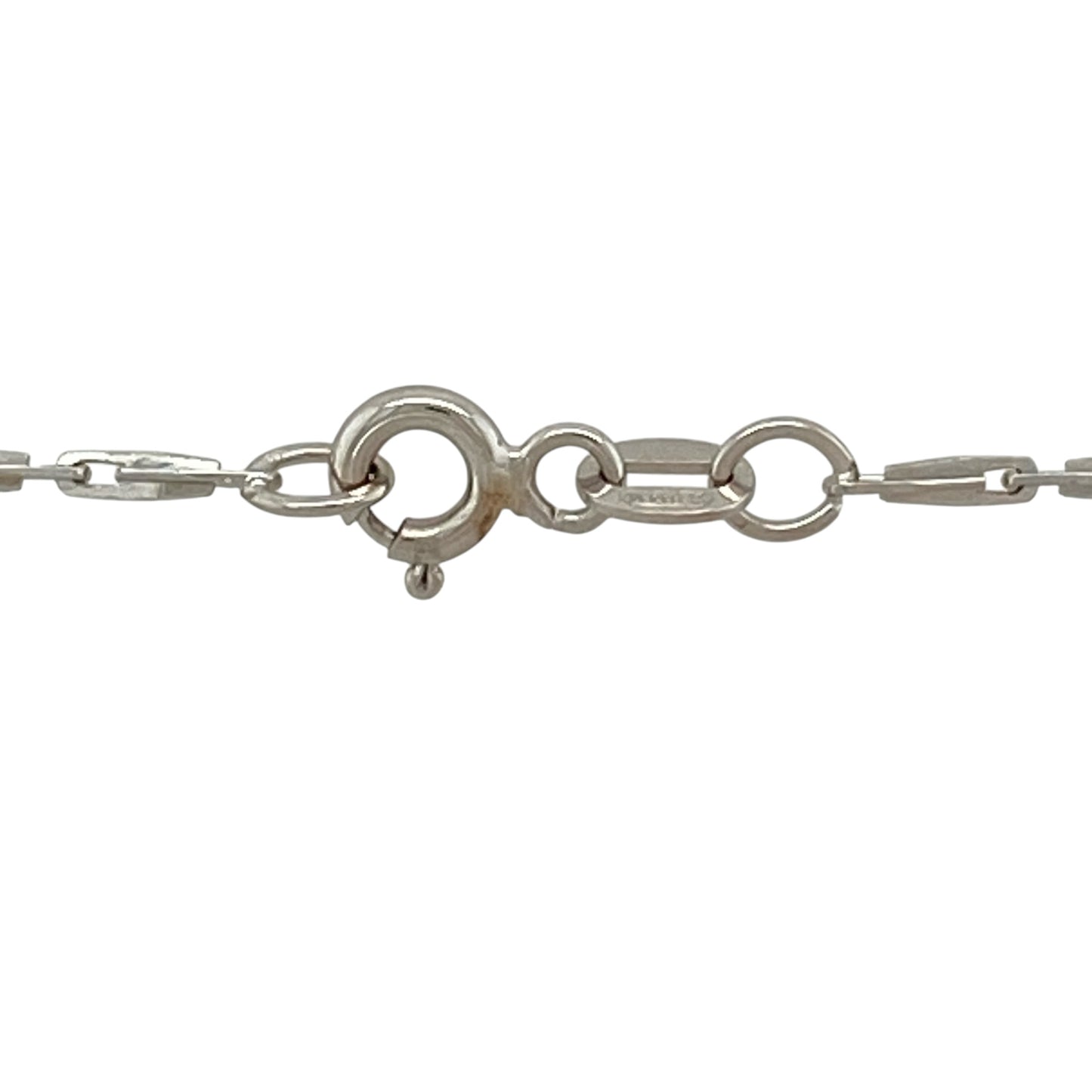 18ct White Gold & Diamond 18" Necklace