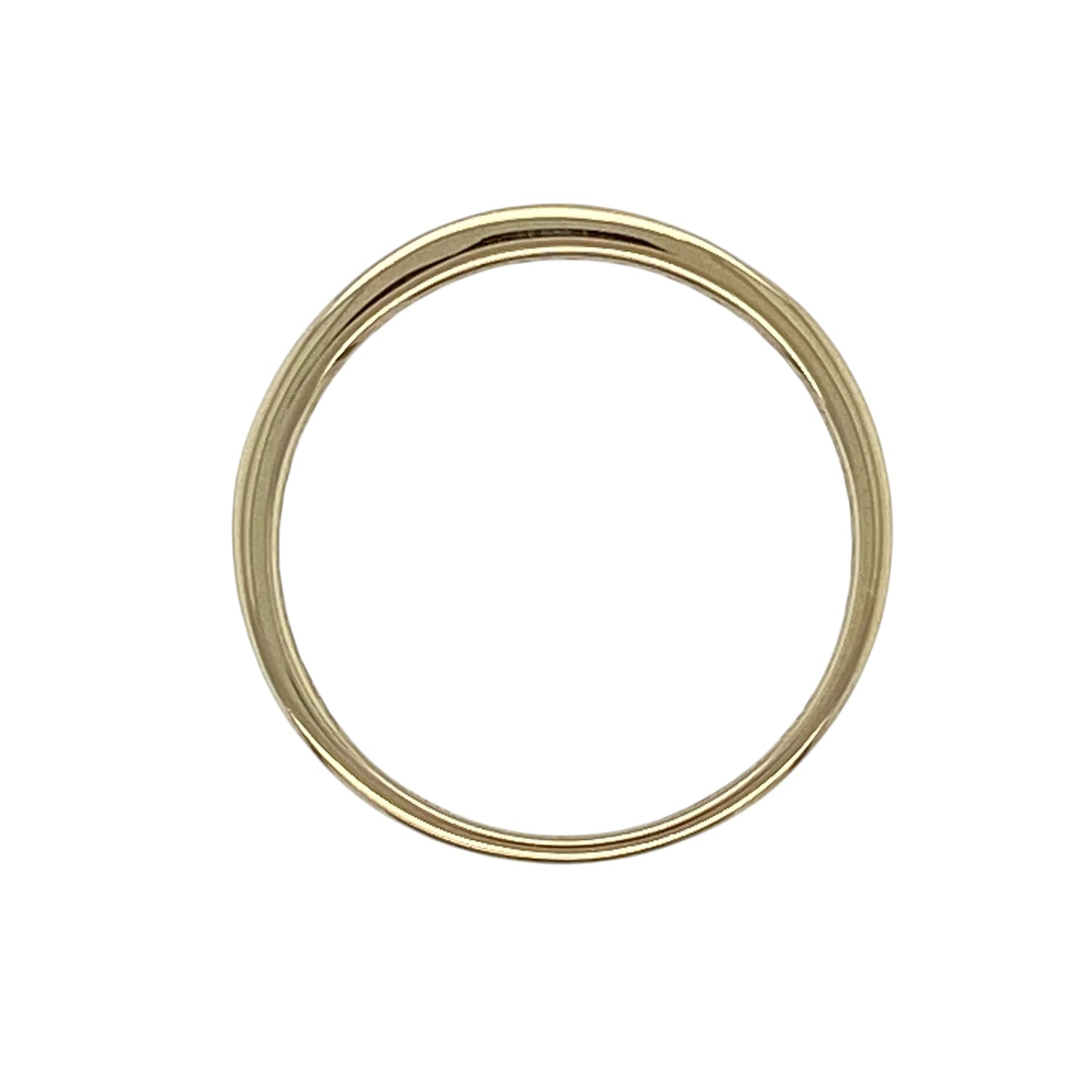 9ct Gold & Diamond Band Ring