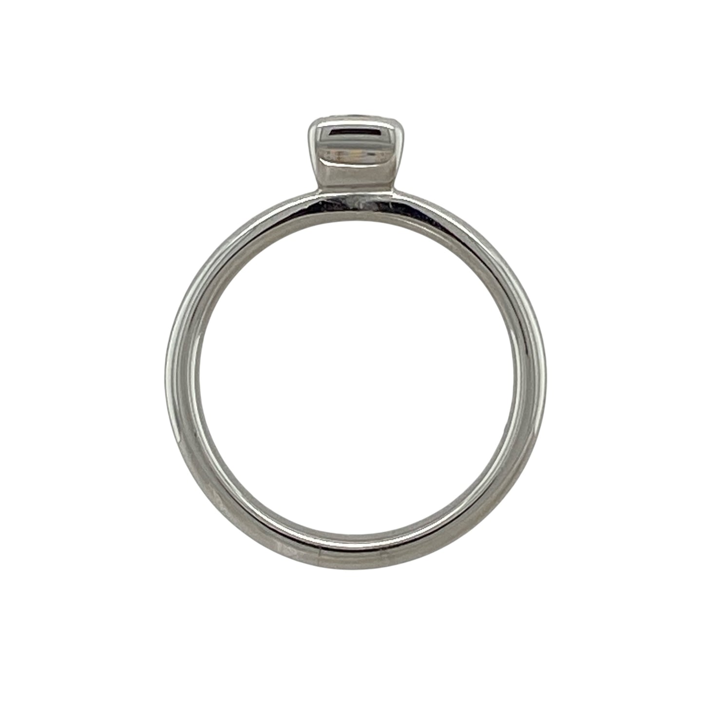9ct White Gold & Diamond Solitaire Ring