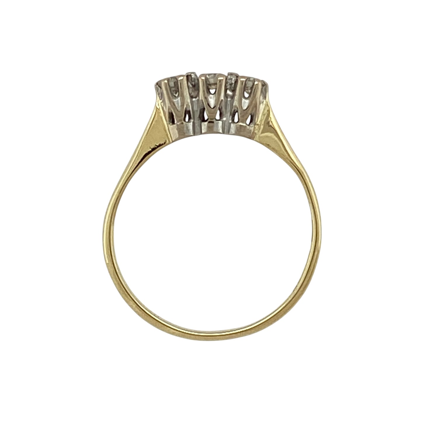 18ct Gold & Diamond Trilogy Ring