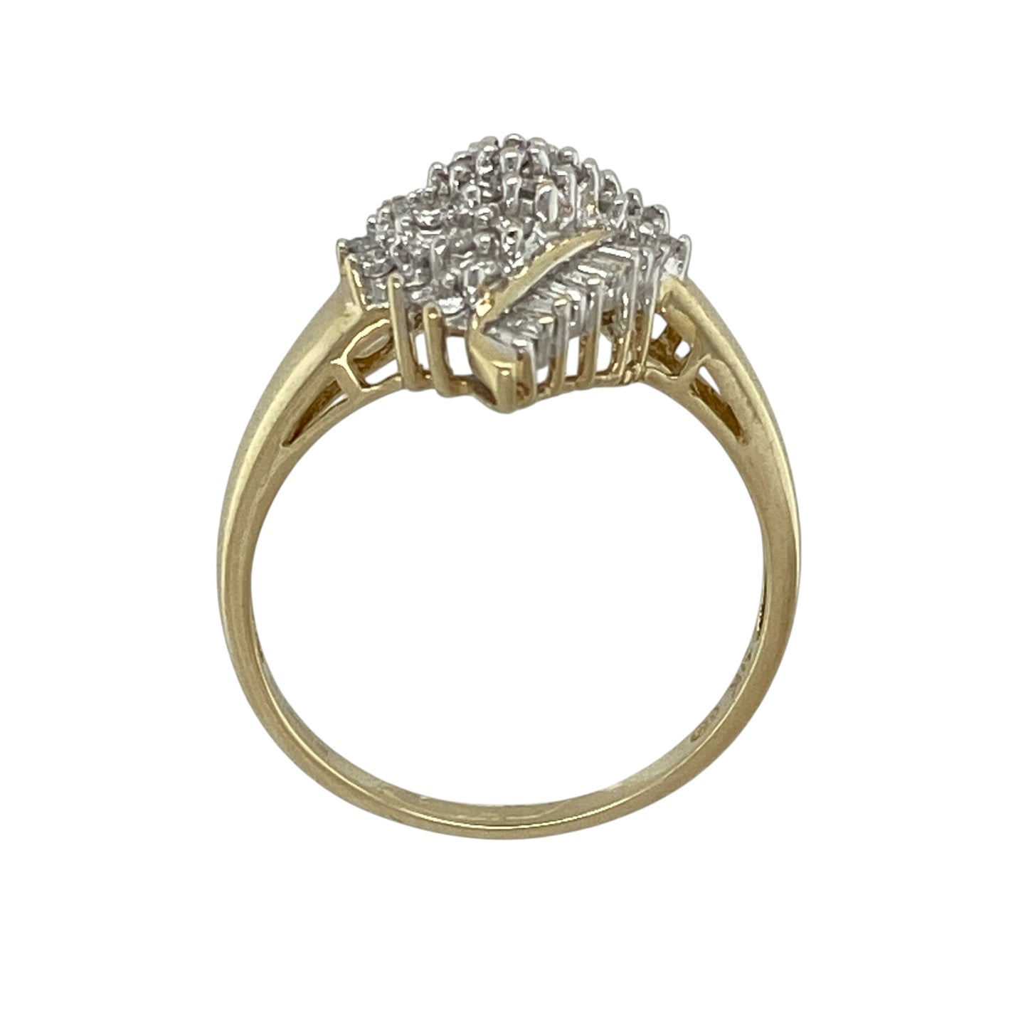 9ct Gold & Diamond Cluster Ring