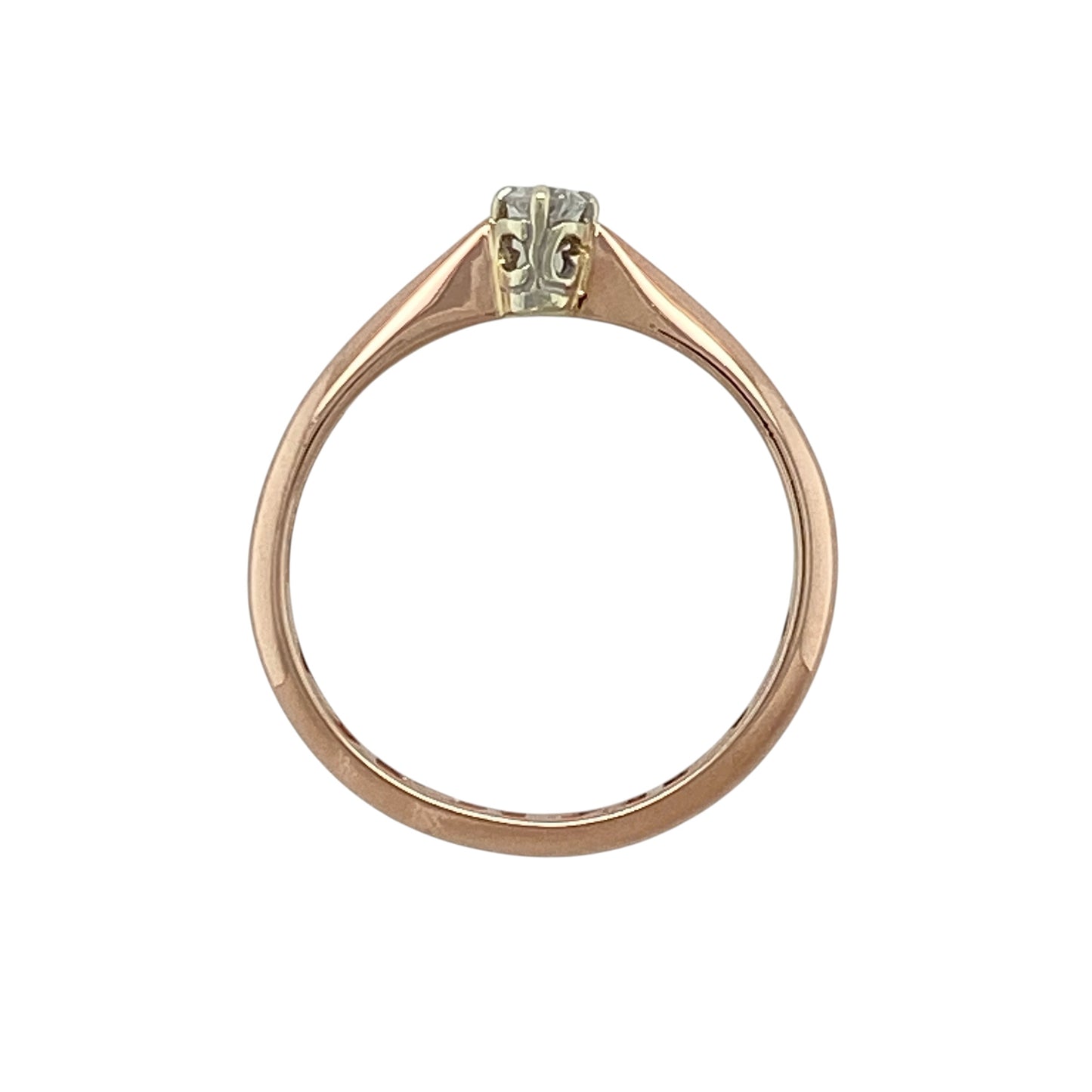 9ct Gold & Diamond Clogau Cariad Solitaire Ring