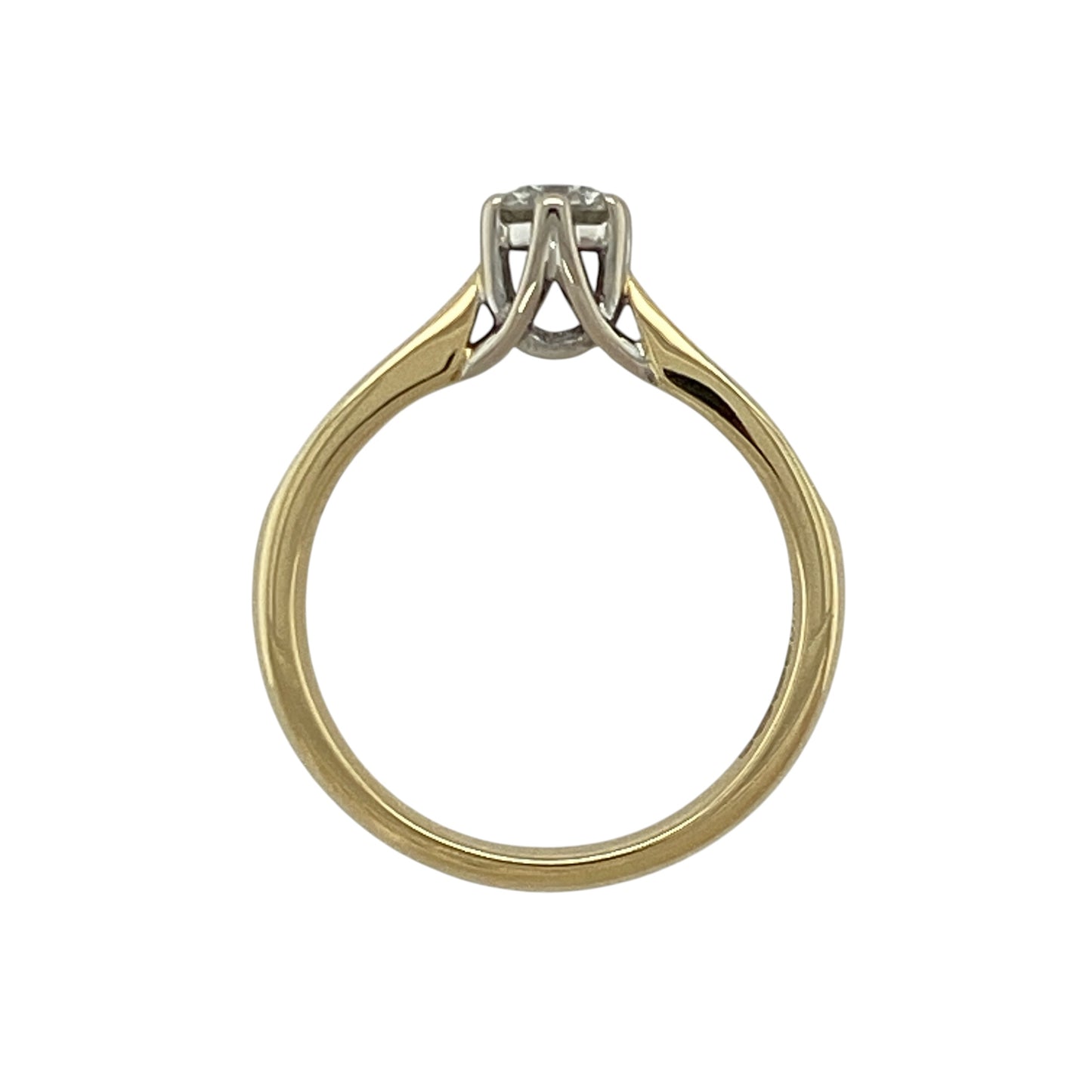 18ct Gold & Diamond Solitaire Ring