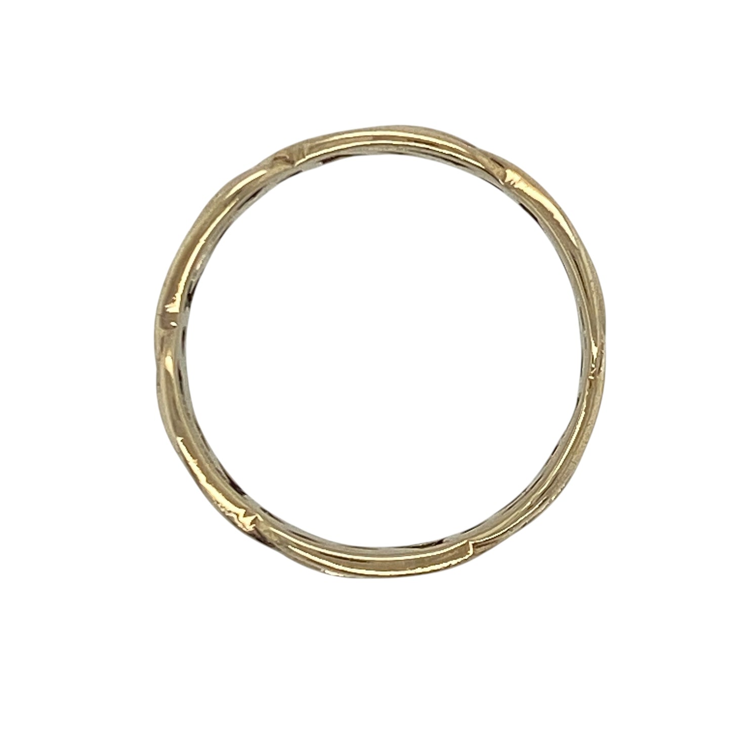 9ct Cymru Gold Open Celtic Weave Band Ring