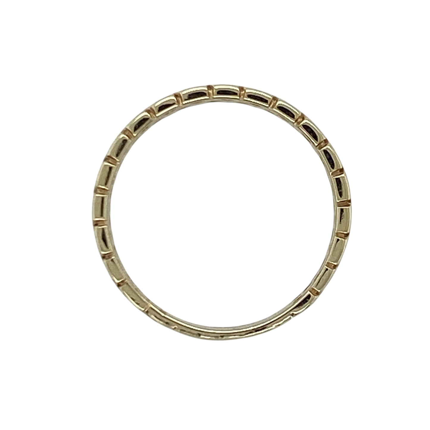 9ct Gold Criss Cross Band Ring