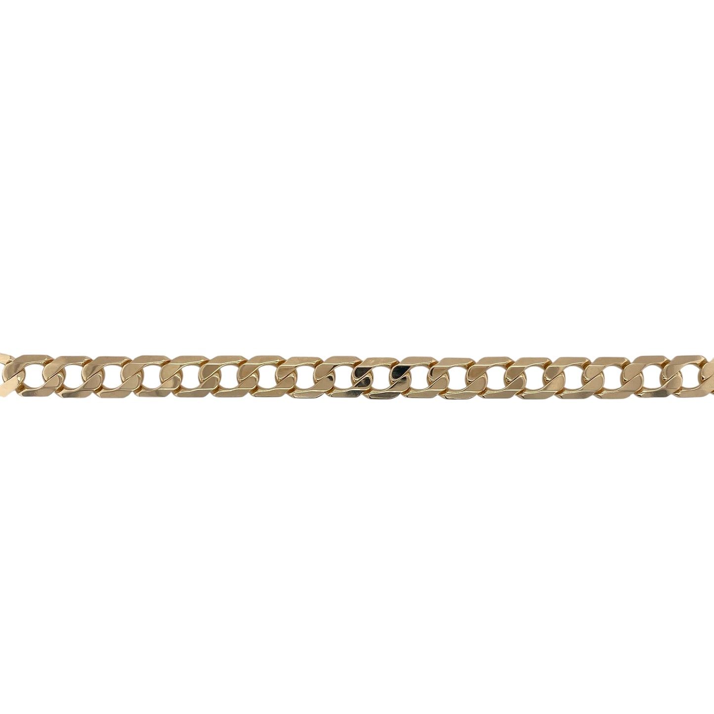 9ct Gold 8.5" Curb Bracelet